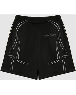 Naked Wolfe Mesh Jersey Athletic Shorts - Black