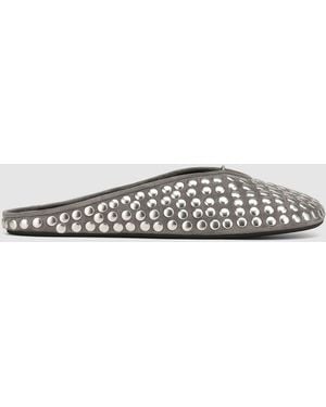 Naked Wolfe Pippa Studded Suede - White