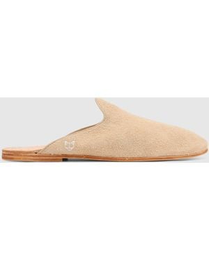 Naked Wolfe The Jet Mule Suede - Natural