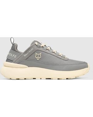 Naked Wolfe Breathable Nylon Slip-On Trainers - White