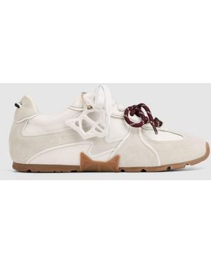 Naked Wolfe Adored Suede/Leather - White