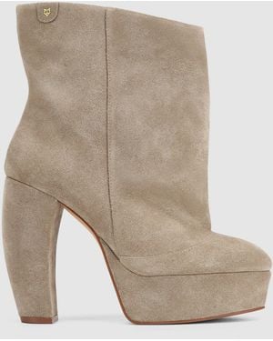 Naked Wolfe Dancer Stone Suede - Natural