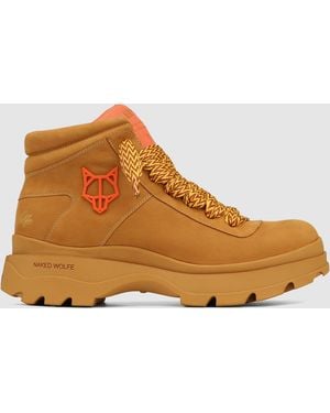 Naked Wolfe Ascot Nubuck Leather Wheat - Brown