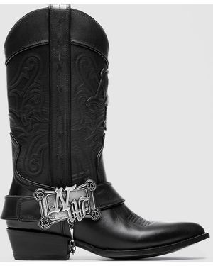 Naked Wolfe The Outlaw Boot - Black