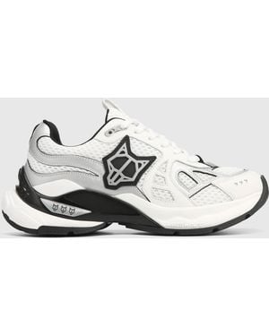 Naked Wolfe Smash White/silver Mesh