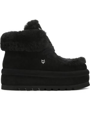 Naked Wolfe Bambi Suede/Shearling - Black