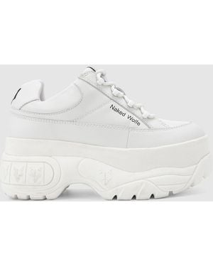 Naked Wolfe Sporty White Leather