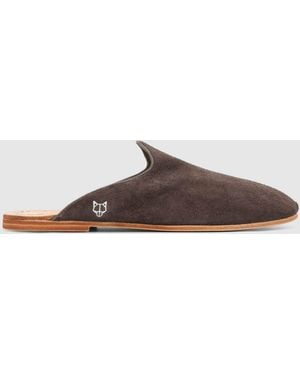 Naked Wolfe The Jet Mule Suede - Brown