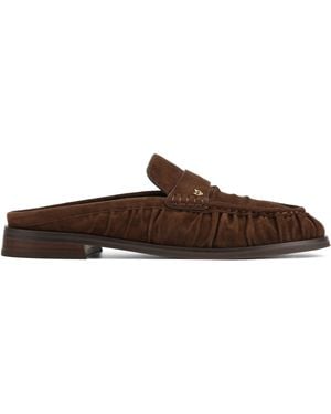 Naked Wolfe Slipper Scrunch Suede - Brown