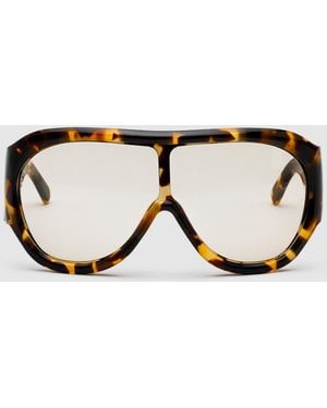 Naked Wolfe Kim Havana Sunglasses - Black