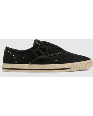 Naked Wolfe The Sailing Sneaker Canvas - Black