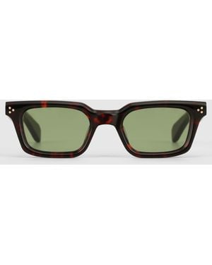 Naked Wolfe Venice Tortoiseshell Sunglasses - Green