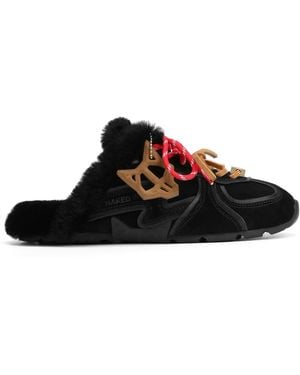 Naked Wolfe Women Adorn Suede - Black