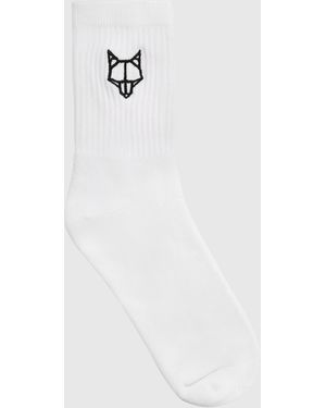Naked Wolfe 1 Pack Wolfe Socks - White