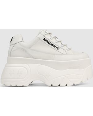 Naked Wolfe Sprinter White Leather