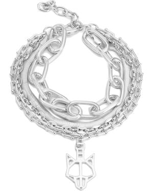 Naked Wolfe Anklet Chain - Metallic