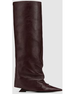 Naked Wolfe Stated Burgundy Leather - Brown