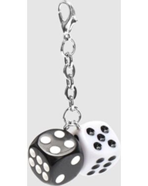 Naked Wolfe Dice Charm - White