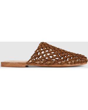 Naked Wolfe The Rove Mule Suede - Brown