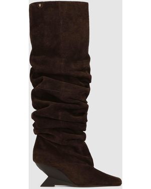 Naked Wolfe Allie Suede - Brown