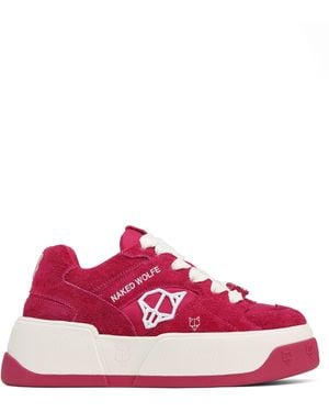 Naked Wolfe Crash Cow Suede Raspberry - Pink