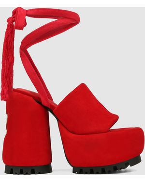 Naked Wolfe Wonder Red Suede