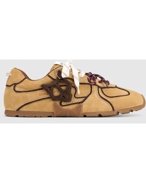 Naked Wolfe Ace Taupe Suede - Brown