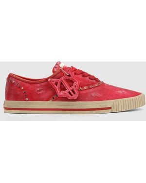 Naked Wolfe The Sailing Trainer Canvas - Red
