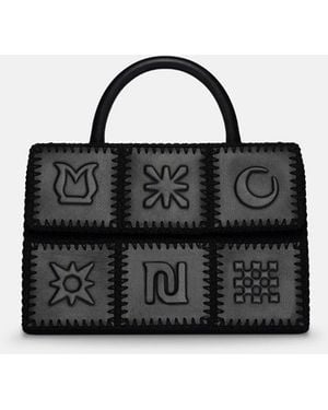 Nanushka The Sandi Symbol - Black
