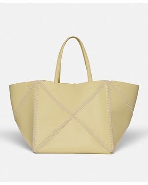 Nanushka Origami Tote Large - Natural