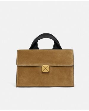 Nanushka The Sandi Lock - Brown