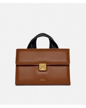 Nanushka The Sandi Lock - Brown