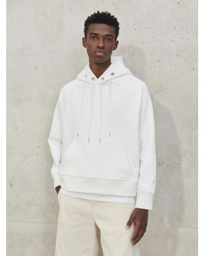 Neil Barrett Double Drawstring Hoodie - White