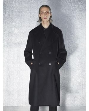 Neil Barrett Double-breasted Long Coat - Grey