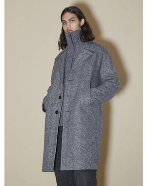 Neil Barrett Oversize Kimono Coat - Blue