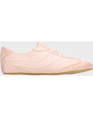 Vince Sunset Satin Low-Top Sneakers - Pink