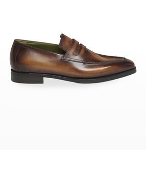 Berluti Andy Leather Loafer - Brown