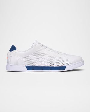 Swims Apos;S Breeze Tennis Knit Low-Top Sneakers - Blue