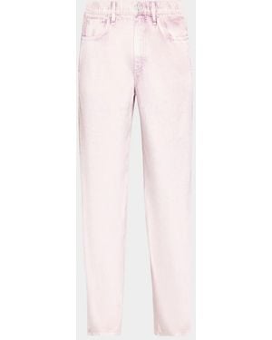 Rag & Bone Miramar Velvet Wide-Leg Pants - Pink