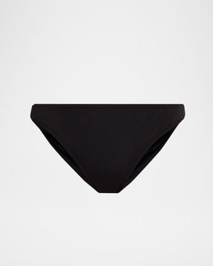 Nili Lotan Solid Bikini Bottoms - Black