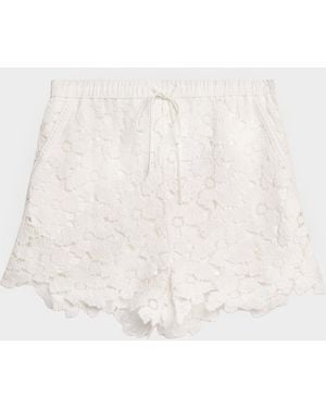 Jonathan Simkhai Holly Lace Shorts - Natural