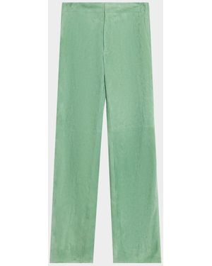 Ulla Johnson Freja Suede Pants - Green