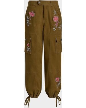 Cinq À Sept Zola Desert Rose Cargo Sweatpants - Green