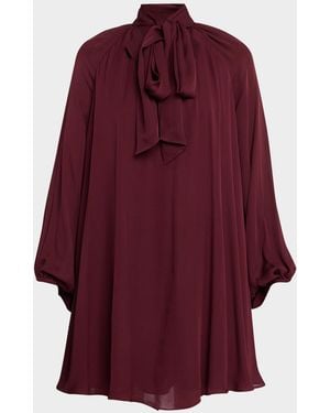 Jonathan Simkhai Isobel Silk Mini Dress - Red