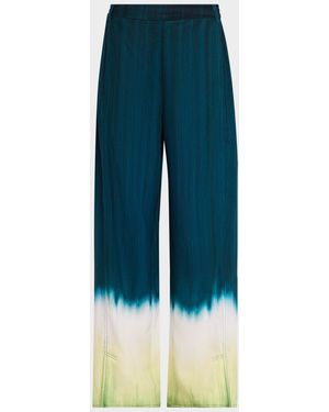 Significant Other Vilte Wide-Leg Pants - Blue