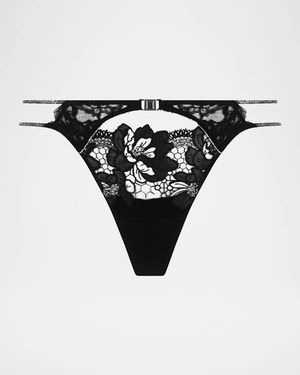 Lise Charmel Cuir Sexy Couture G-String - Black