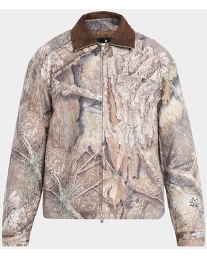 Represent X Realtree & Apos;S Zip-Up Jacket - Brown