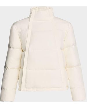 Loro Piana Sebastian Japon Silk Padded Puffer - Natural