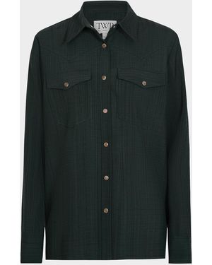 Twp Lone Rider Textured Shirt - Black