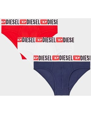 DIESEL Apos;S Umbr-Andre 3-Pack Briefs - Blue